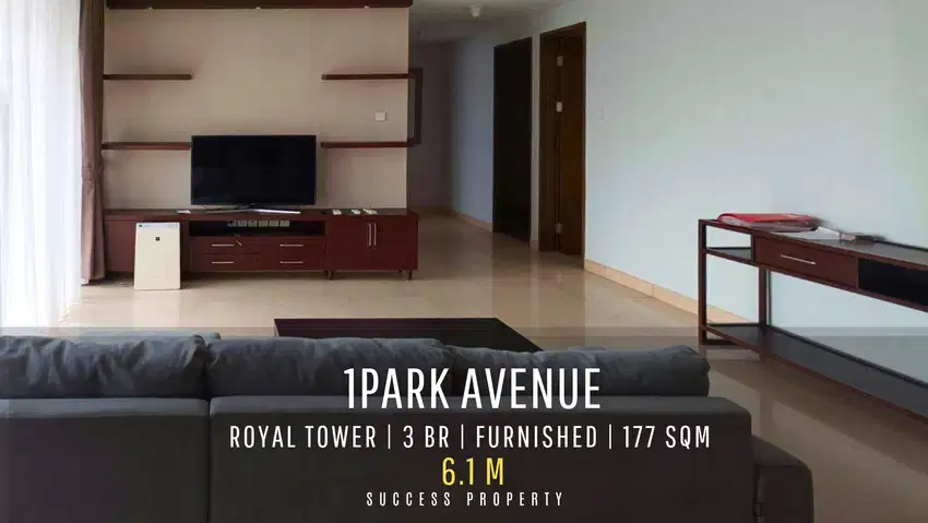 Apartemen 1Park Avenue Tower Royal 3BR Fully Furnished