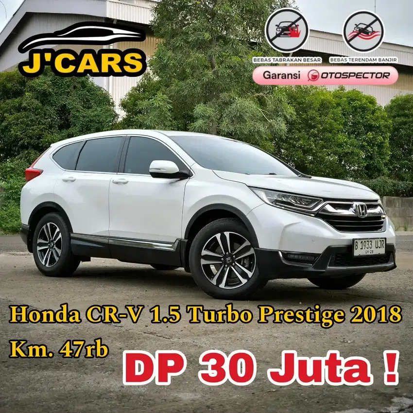 [TDP 30jt] Honda CRV 1.5 Turbo Prestige AT 2018 Automatic Ringan Murah