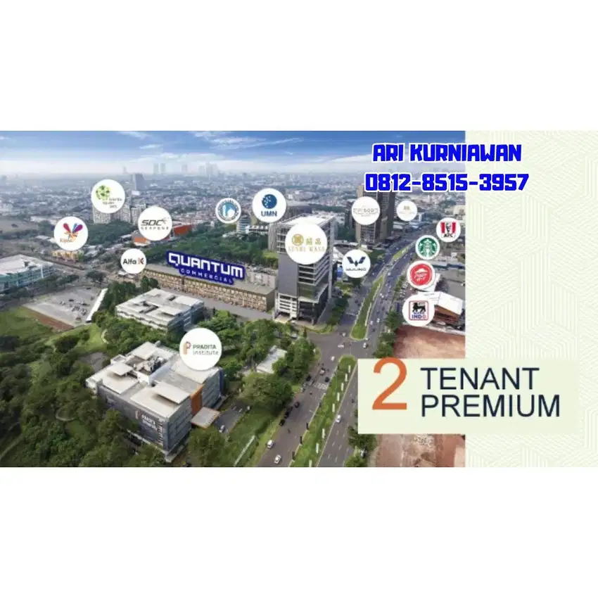 Hadap Jalan Langsung Dekat Boulevard Paling Premium Quantum 4 Lantai!