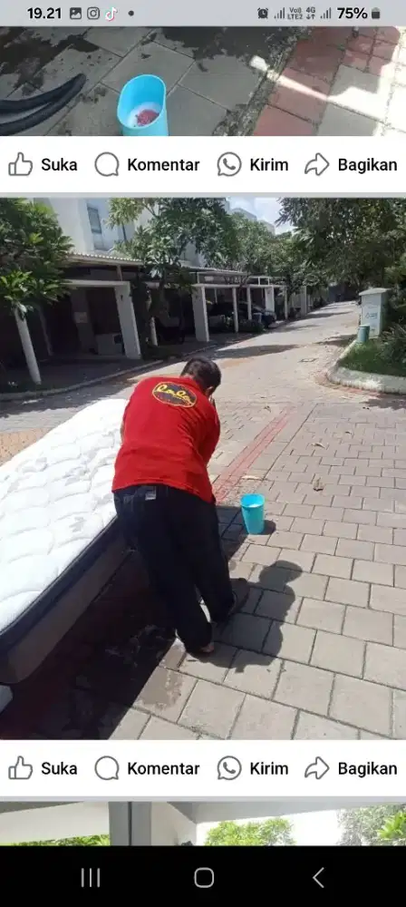 Jasa cuci sofa kasr jok mobil