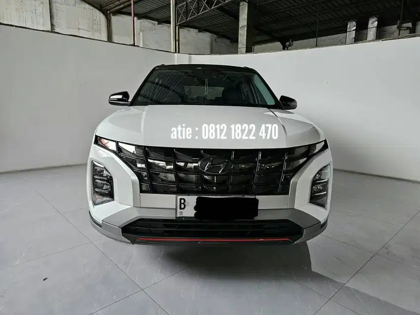 Km Low 16rban Hyundai Creta Prime AT ( Matic ) 2023 Putih Siap Pakai