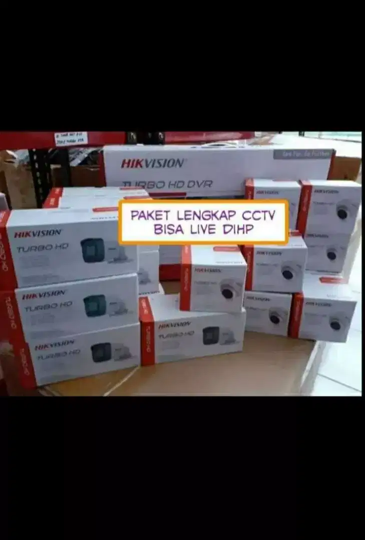 Sedia paket kamera cctv pul turbo hd lengkap sama pemasangan gratis