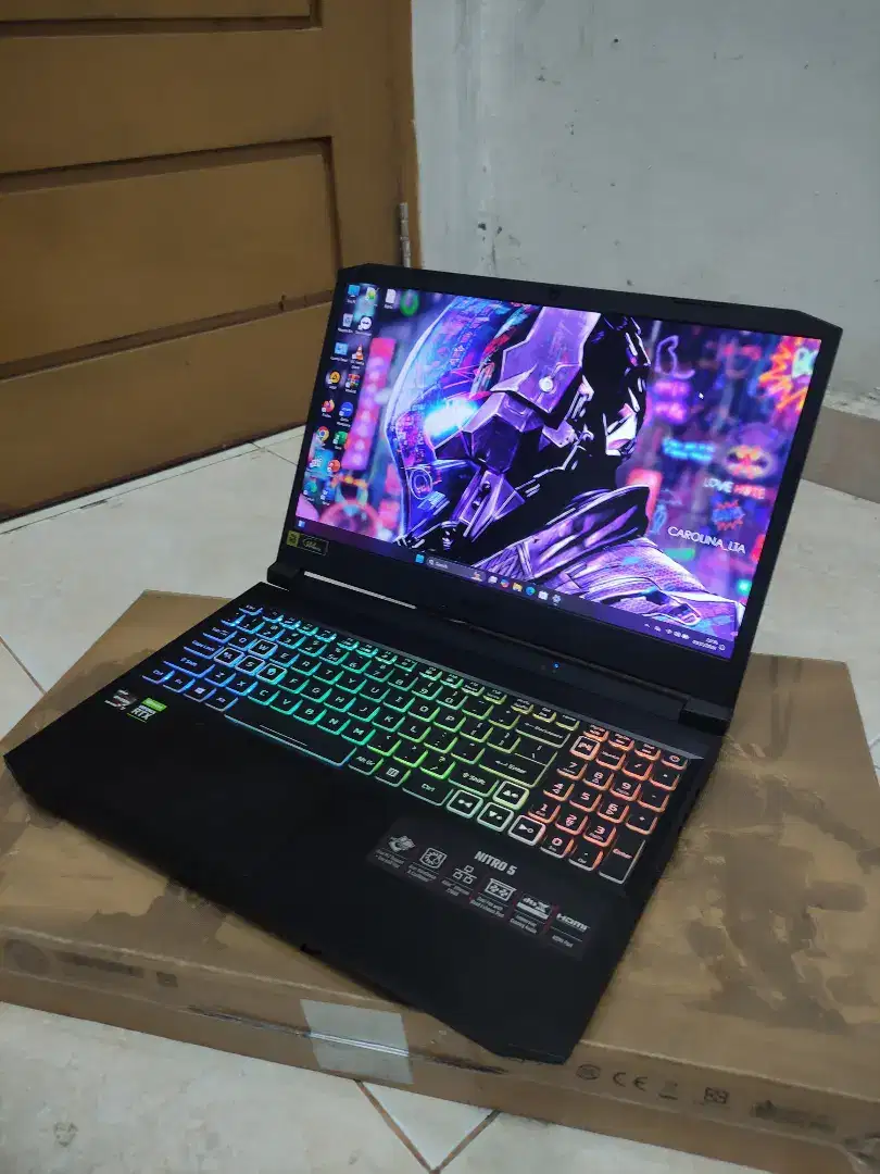 Laptop Acer Nitro AN515-45,RYZEN 7-5800,Dual VGA NVIDIA RTX 3050Ti