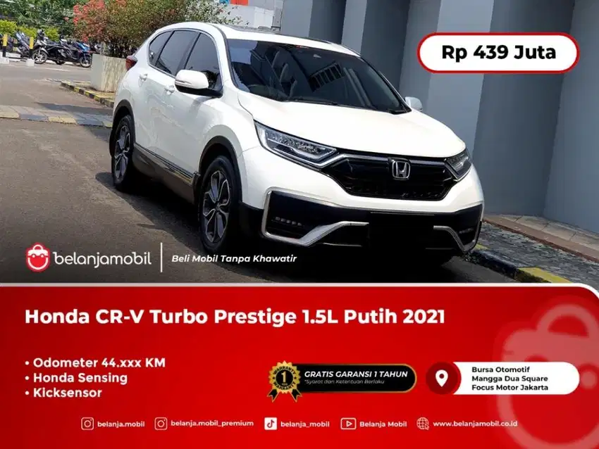 [PANORAMIC] Honda CRV CR-V Turbo Prestige 1.5L Sensing Putih 2021/2022