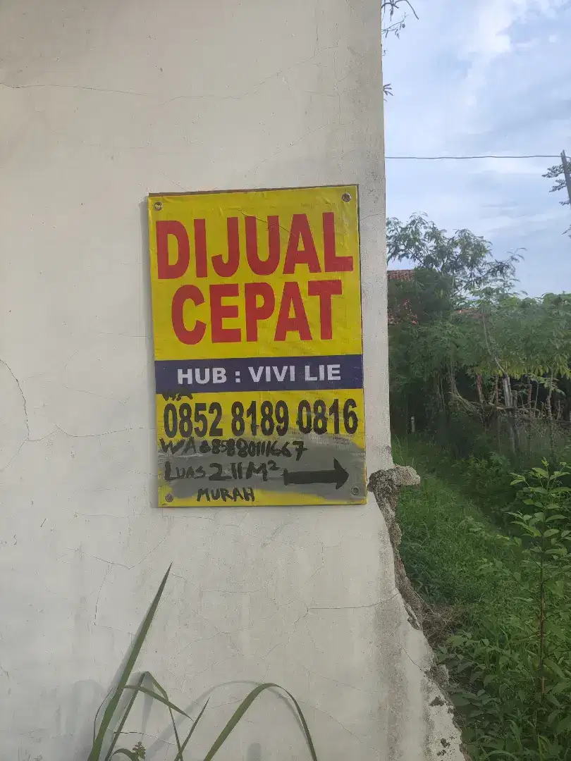 DIJUAL CEPAT TANAH + BANGUNAN 211m² (Tanpa Perantara)