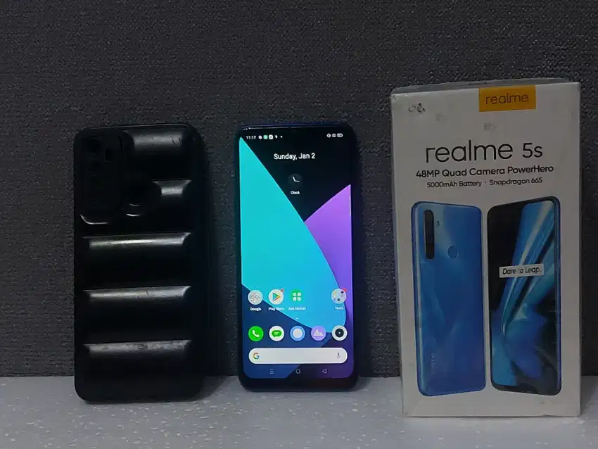 REALME 5S 4/128 mulus normal fullset