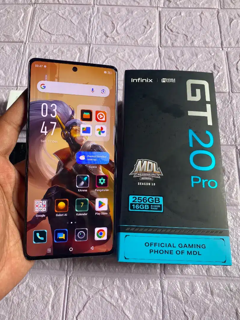 Infinix GT 20 Pro Ram 8gb Rom 256gb Lengkap MuLus Garansi Panjang TT