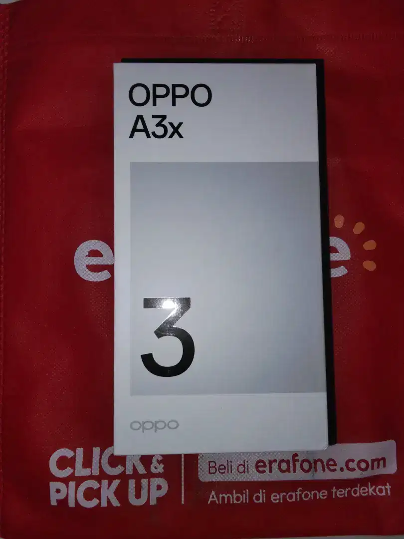 oppo a3x 6/128 bekas pakai 2 mingguan