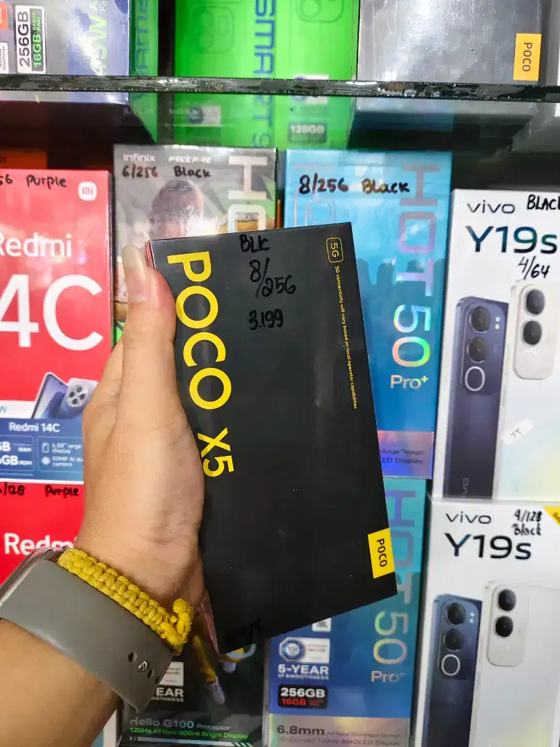 Poco X5 8/256 cuci gudang new garansi 1 tahun