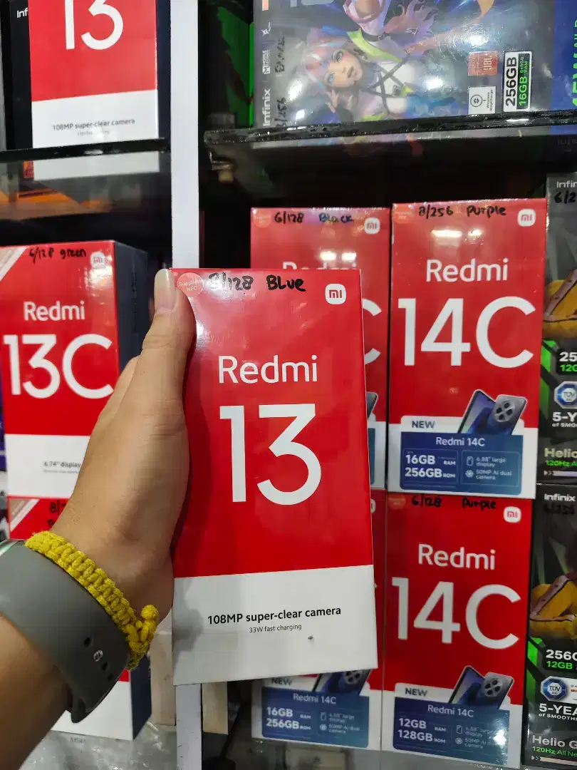 Redmi 13 promo akhir tahun garansi 1 tahun new