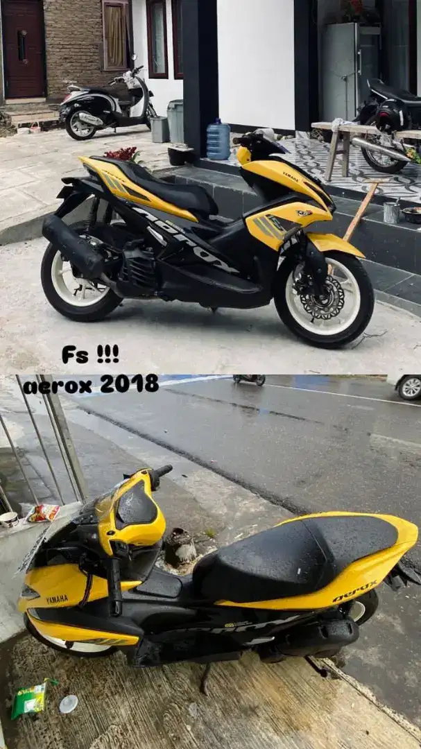 dijual motor aerox 2018 kondisi gresss