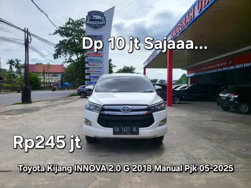 Dp10jt INNOVA Reborn G 2018 Manual Asli Banjar