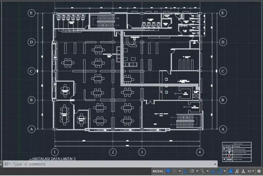 Jasa Gambar Teknik / Denah CAD