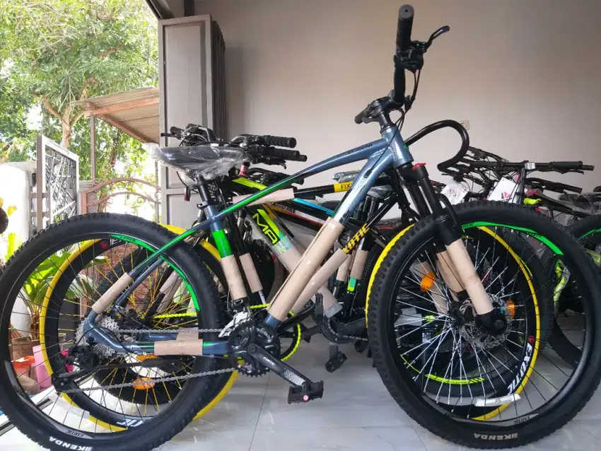 Mtb exotic baru grees full alloy gear 10 rem oli hidrolis