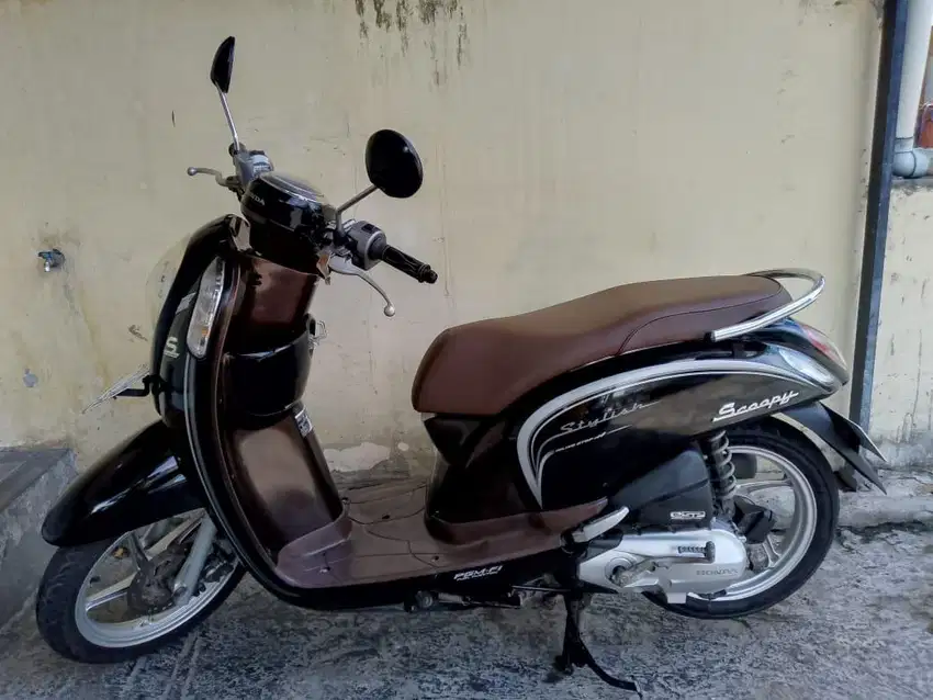 Honda Scoopy Esp 2015 Hitam Coklat!!