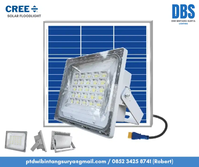 Lampu Sorot Floodlight Solar LED