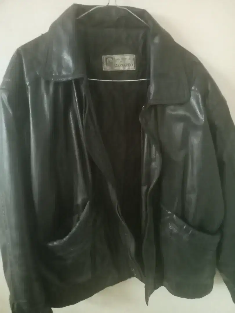 Jaket kulit asli