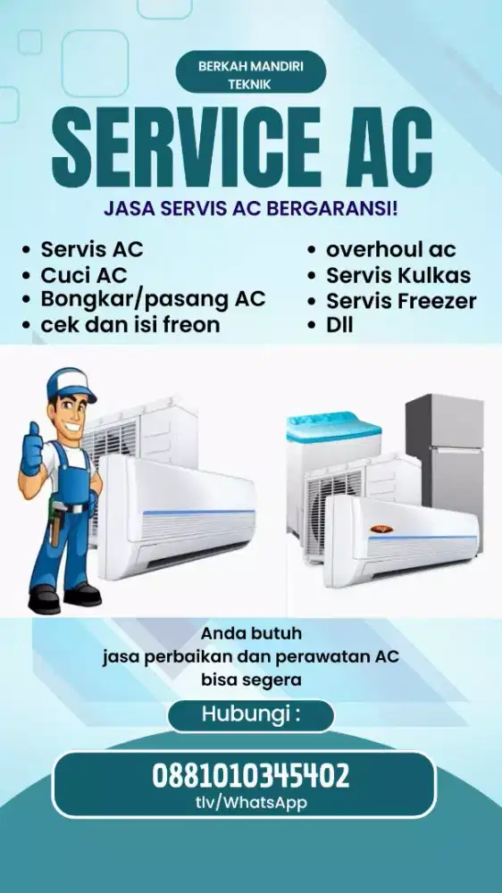 service AC,kulkas dan mesin cuci