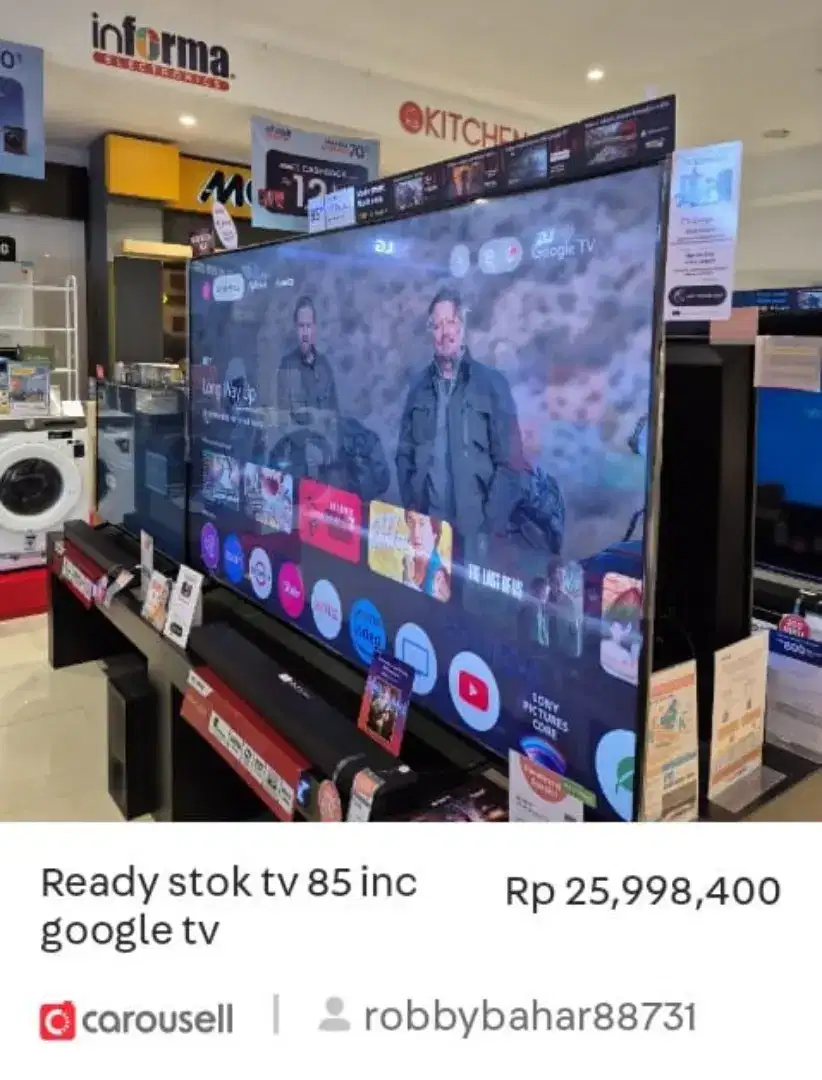 SONY GOOGLE TV 75INCH PROMO SPESIAL