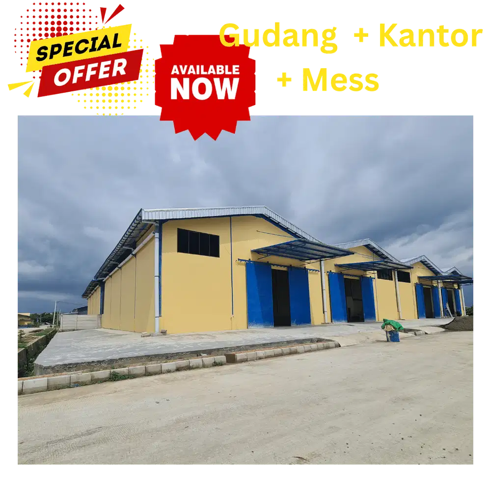 Gudang posisi HOOK Pergudangan di Makassar Multifungsi Gudang dan Mess