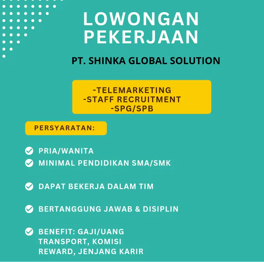 Lowongan Pekerjaan