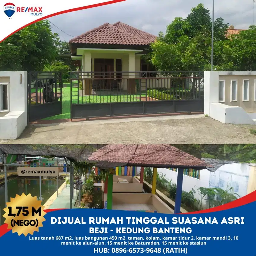 Dijual Rumah Siap Huni Dengan Suasana Asri