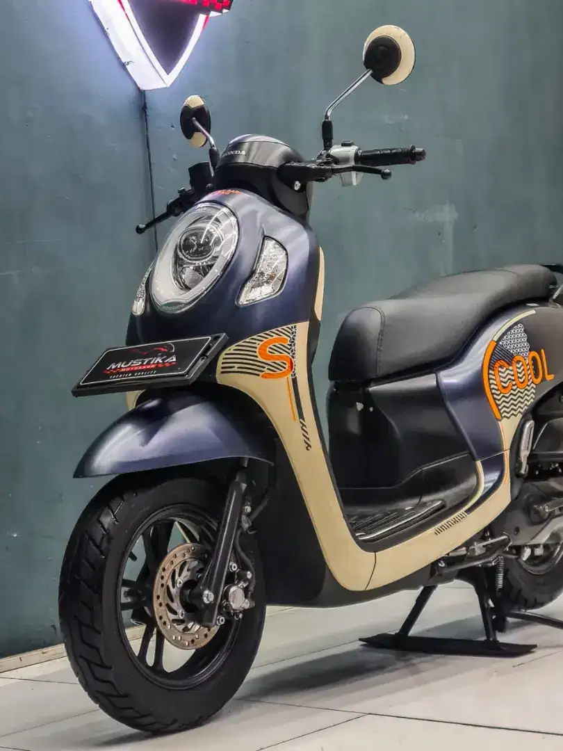 Perfect Condition!!Honda Scoopy 2022 Pajk Bru Warna Favorit-Mustika