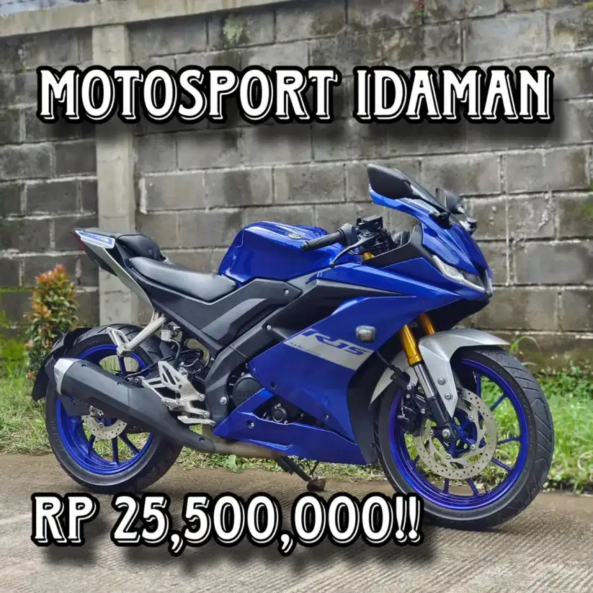 YAMAHA R15 V3 BIRU SILVER 2021 LOW KM, MULUS‼️