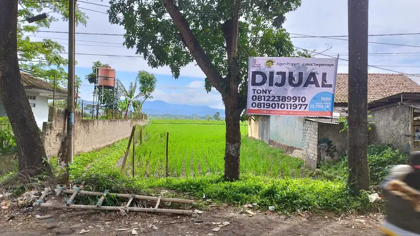 Tanah Strategis 13.750 m² SHM Di Jl. Raya Bandung, Cianjur