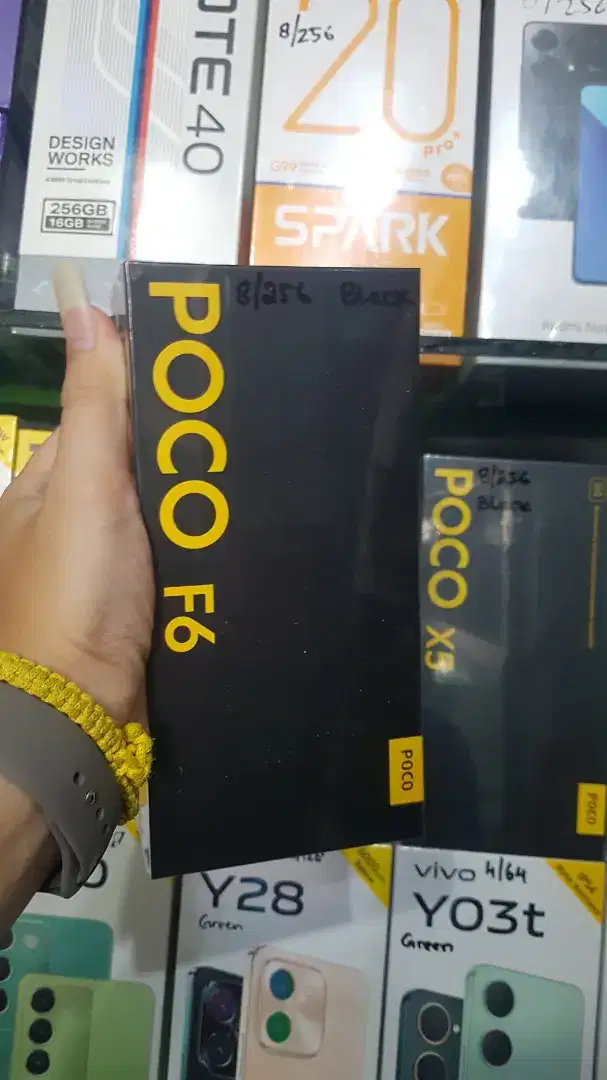 Poco f6 8/256 promo akhur tahun garansi 1 tahun new