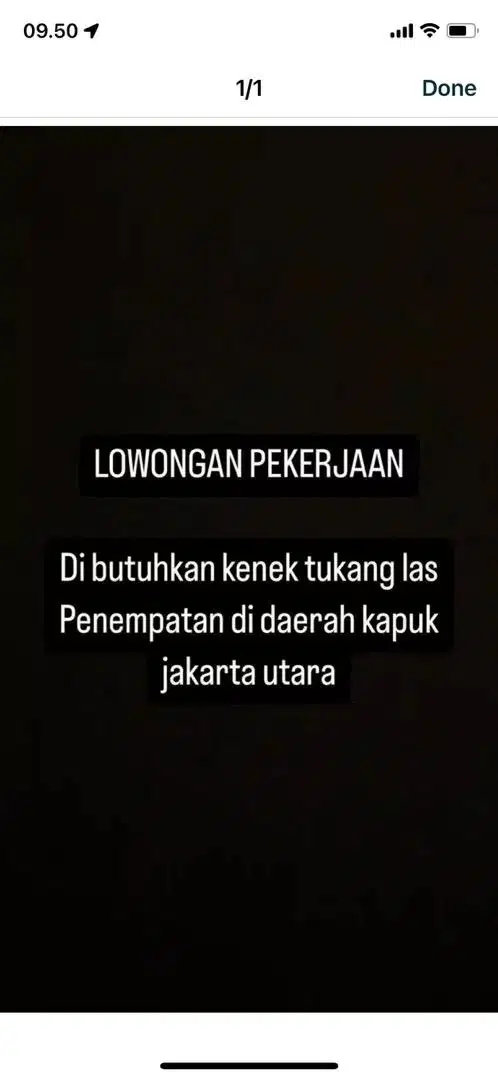 Dibutuhkan kenek las berpengalaman untuk penempatan di kapuk