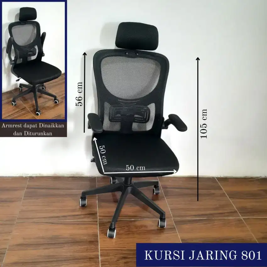 Kursi Jaring 801 untuk Kantor