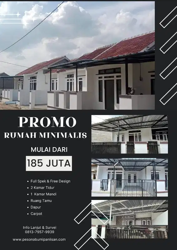 PROMO RUMAH SIAP BANGUN FREE DESIGN DI BANDUNG SELATAN