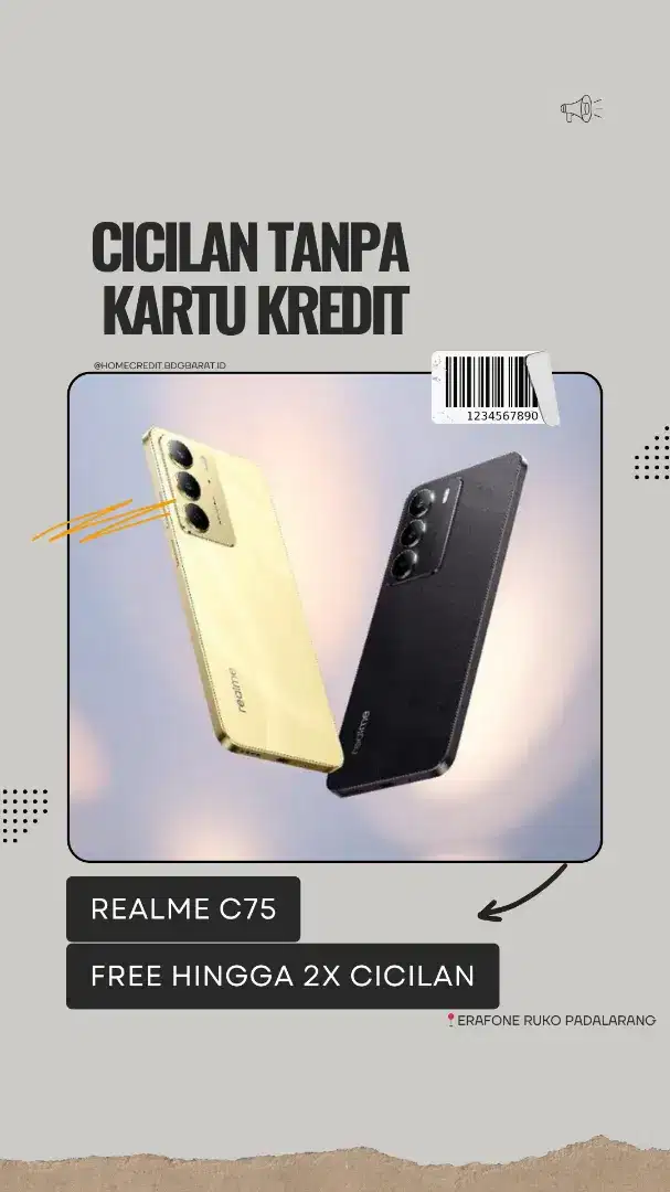 Realme C75 Bisa Di Cicil Tanpa Kartu Kredit