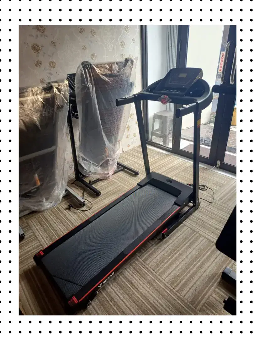 Treadmill elektrik New Pino Mecca alat olahraga PRW-482