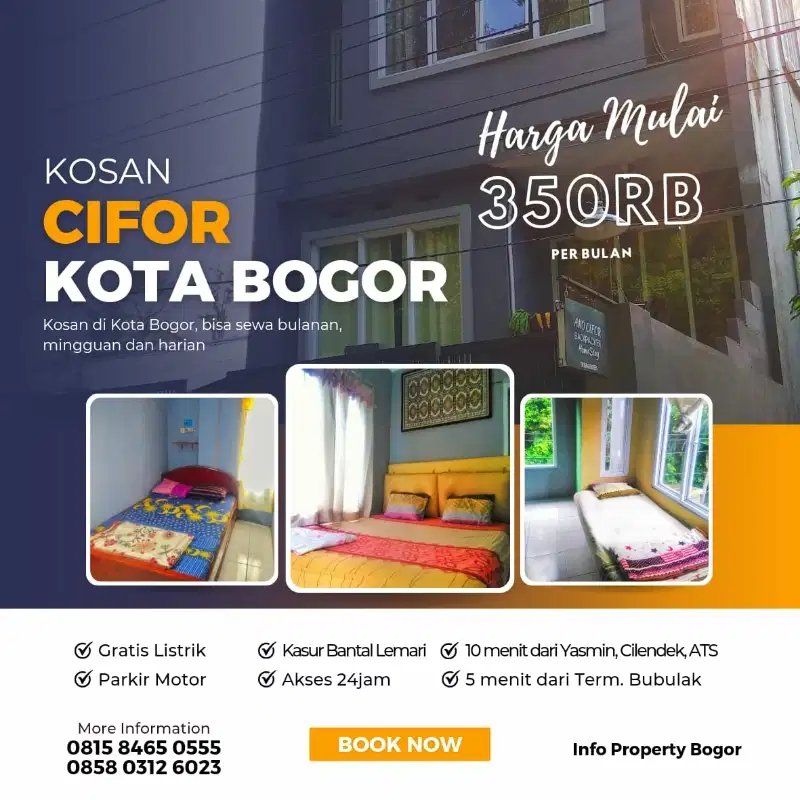 KOSAN KOS KOSAN KOTA BOGOR BUBULAK LALADON YASMIN