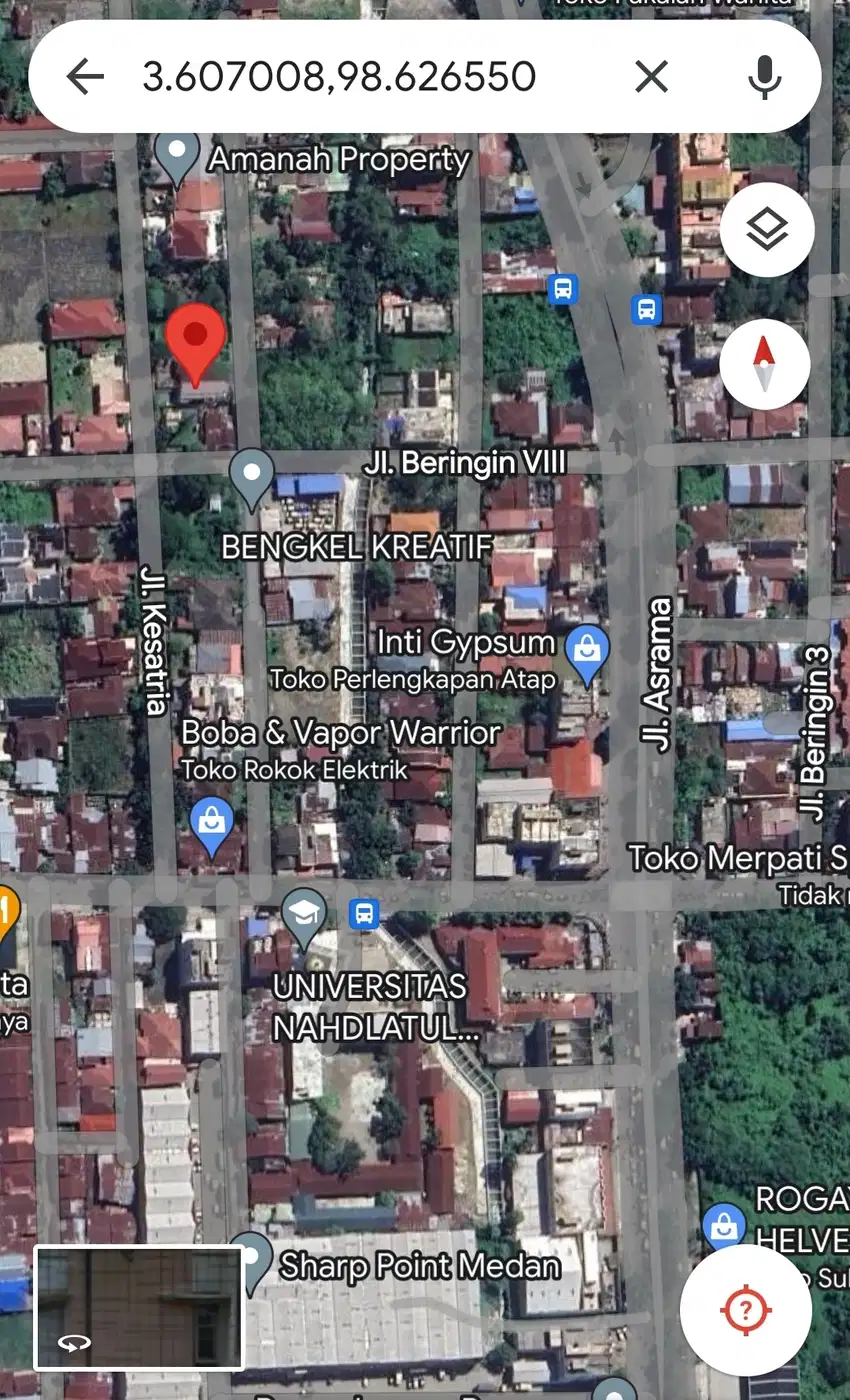 Kost Khusus Pria di Jl.Kesatria, Helvetia - Medan