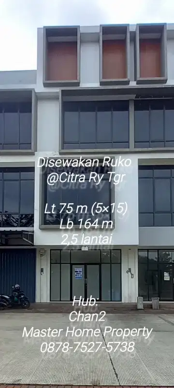 Ruko Dekat Kampus Disewakan Cikupa Panongan Tgr Banten