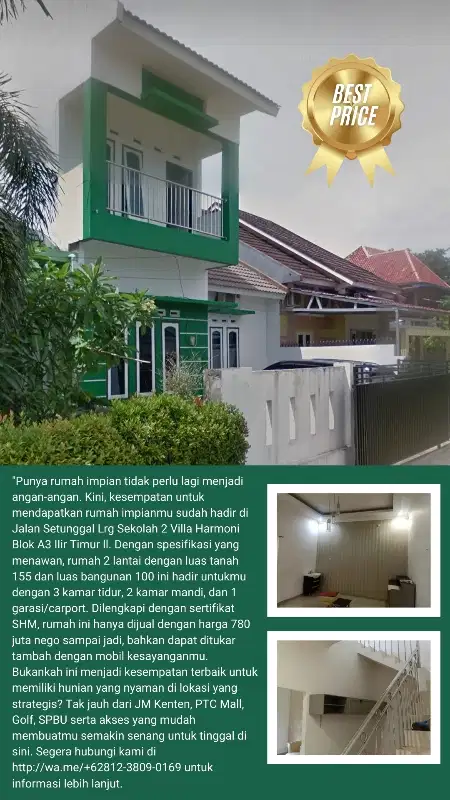 jual rumah murah di ilir timur 2