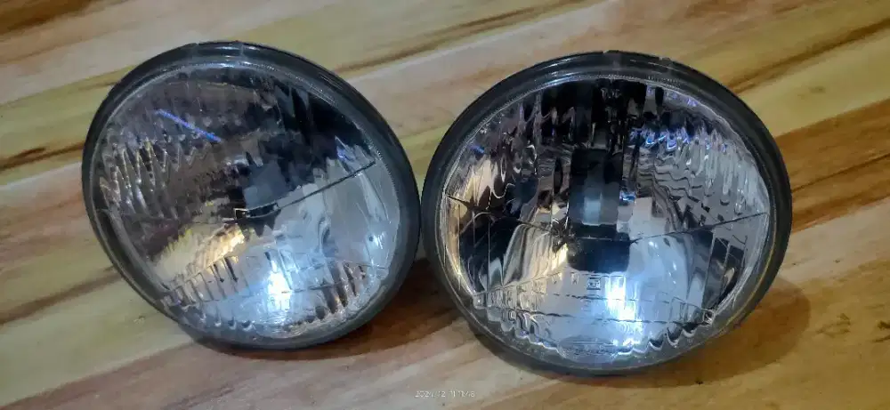 PART MOBIL ANTIK!! Headlamp Hella H1 H4 Original Germany