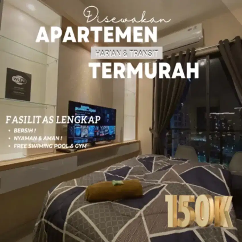 Sewa apartemen Jakarta Selatan Kalibata City Harian Termurah