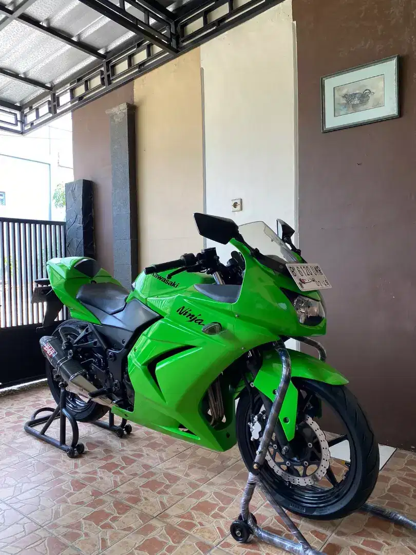 Kawasaki ninja 250 karbu hijau ori