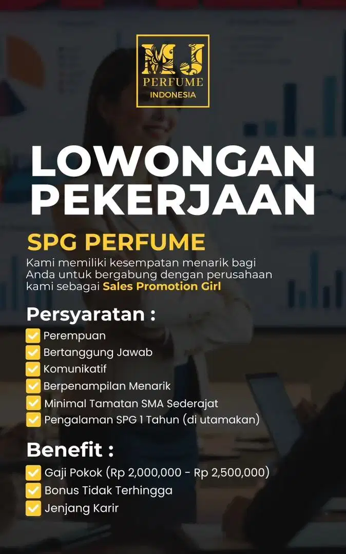 Dibutuhkan SPG & SPB