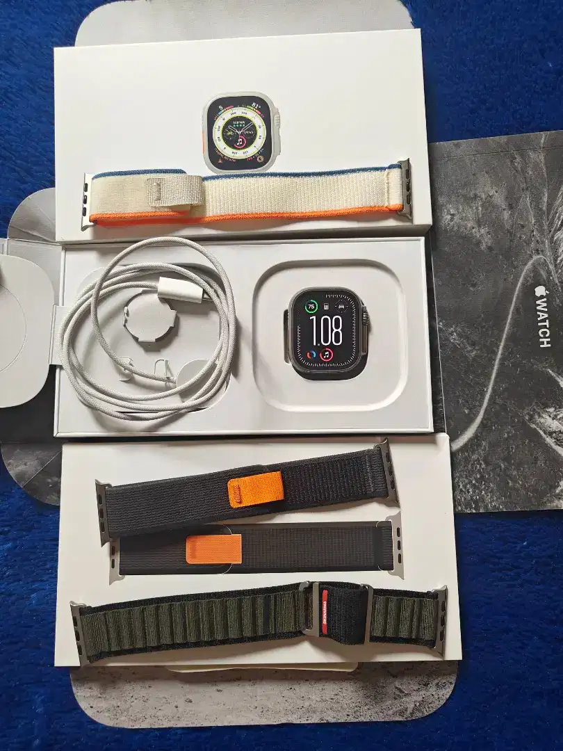 Apple Watch iWatch Ultra 1 BH 100 Titanium 49mm GPS Cellular Fullset