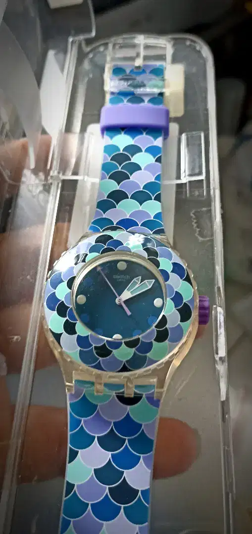 Swatch Scuba libre Pedrinha Azul SUUK110