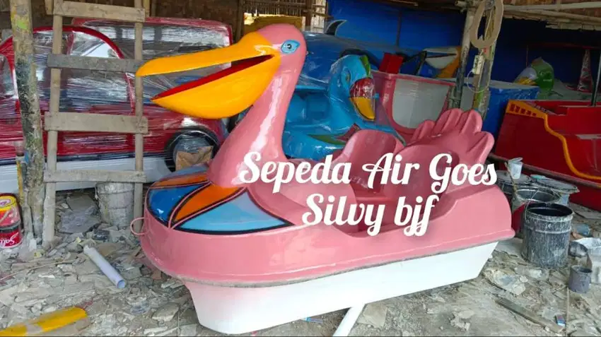 sepeda bebek air bahan fiberglas , bebek goes mini