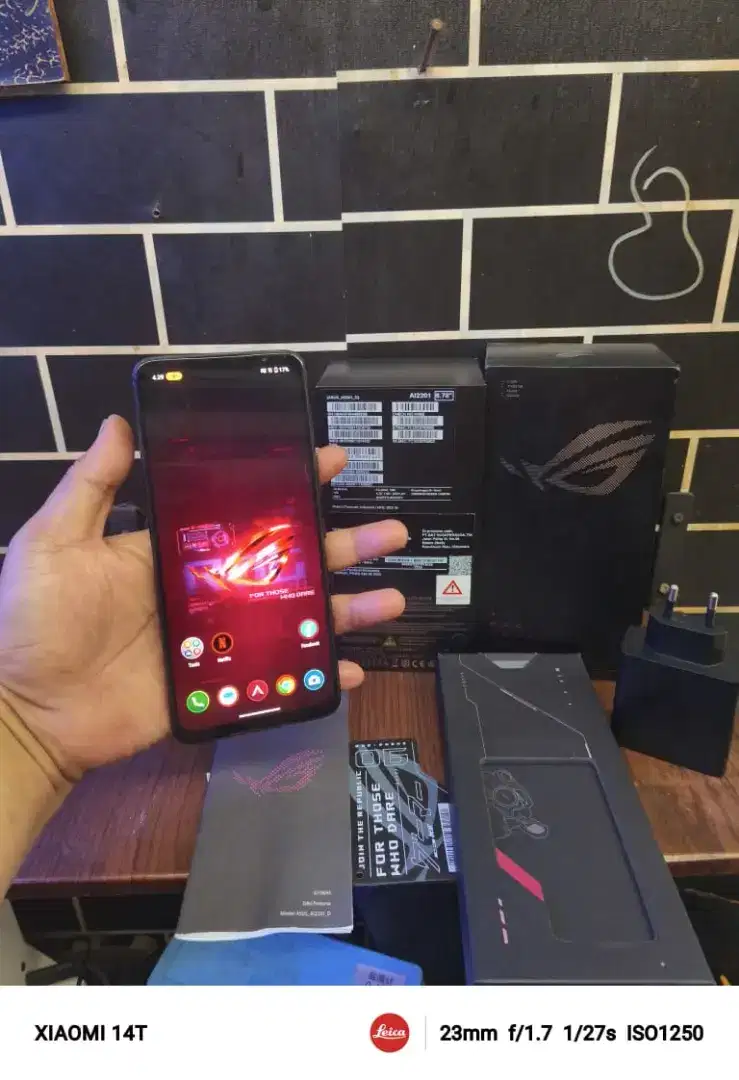 Asus Rog 6 5G Ram 12/256Gb Mulus Normal Bisa TT Pastinya