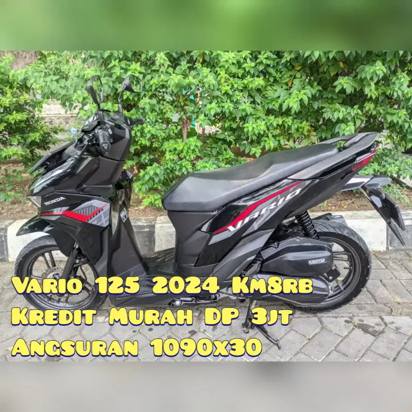 Vario new 125cc 2024 Hitam Jaminan Nyuss