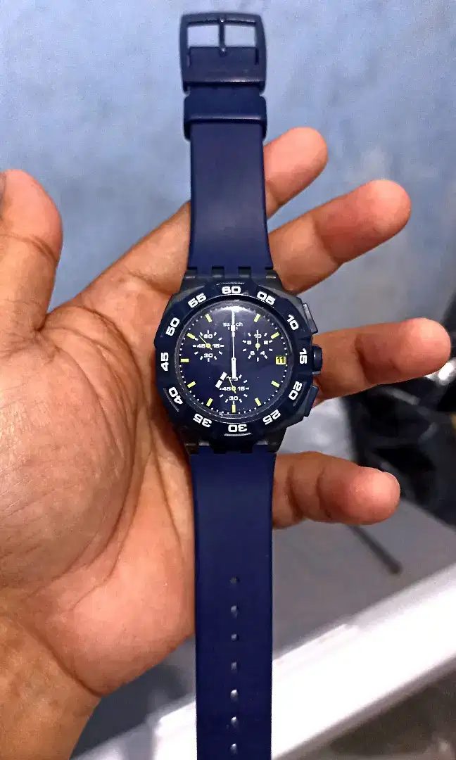 Swatch SUIN402 Blue Hero Chronograph