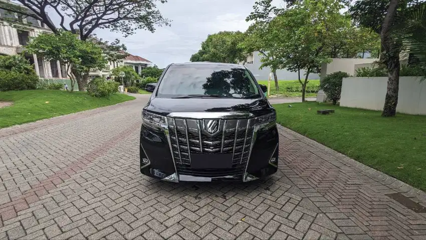 TOYOTA ALPHARD 2019 G 2.5 AT FACELIFT BLACK ON BEIGE FULL ORI